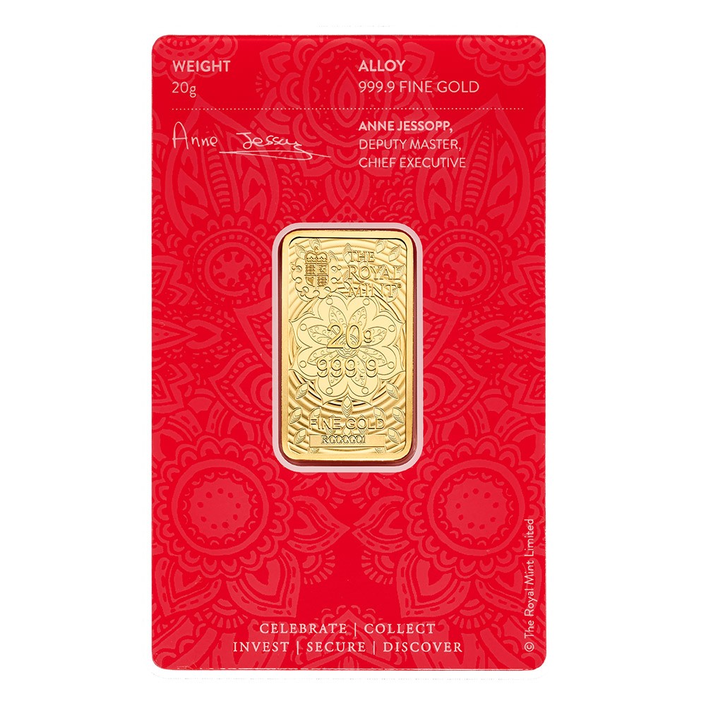 20g Ganesh Gold Minted Bar | The Royal Mint