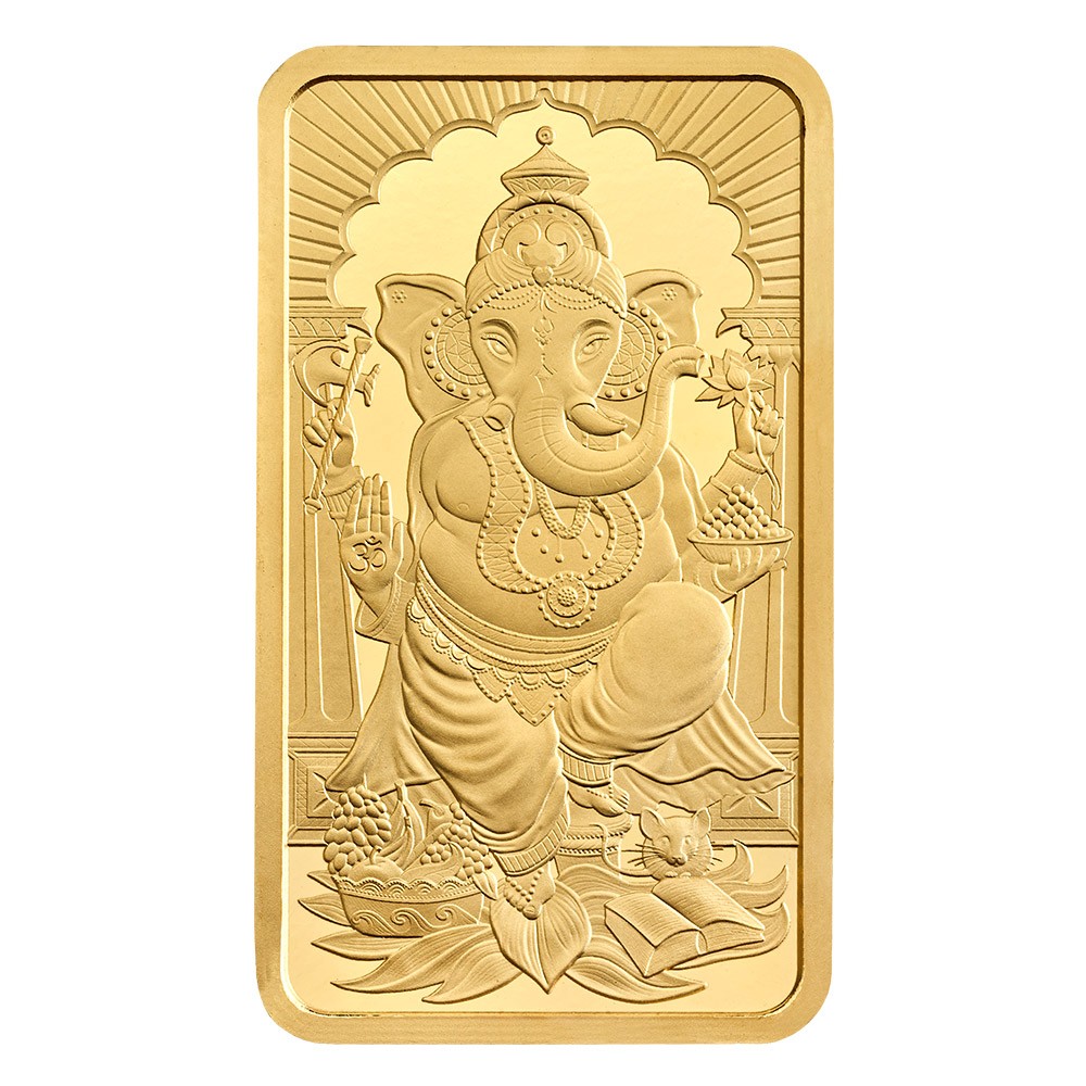 20g Ganesh Gold Minted Bar | The Royal Mint