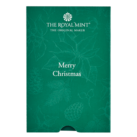 1g 'Merry Christmas' Gold Bar in Blister Pack | The Royal Mint