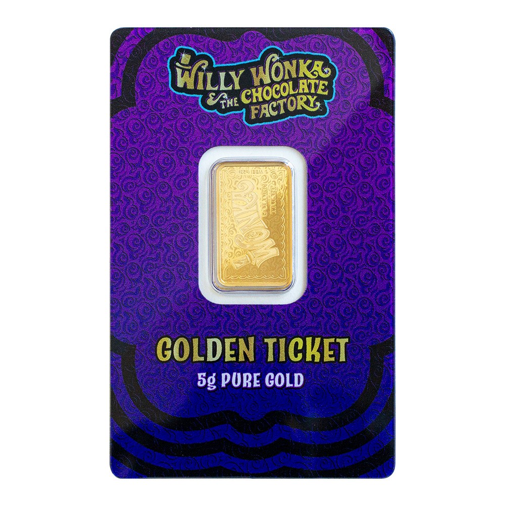 5g 'Willy Wonka' Gold Bar I PAMP Suisse