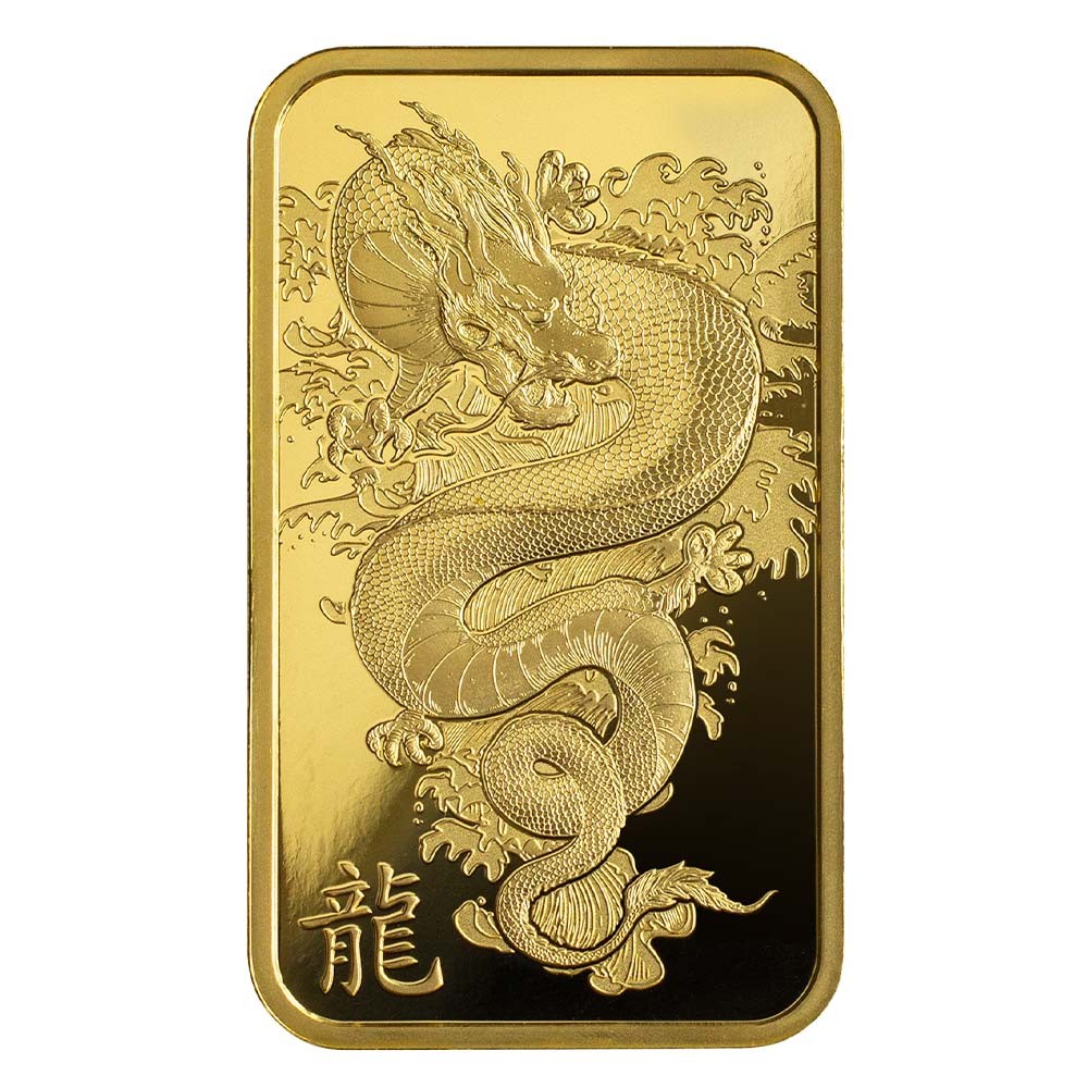 2024 1oz Year of the Dragon Gold Bar I PAMP Suisse