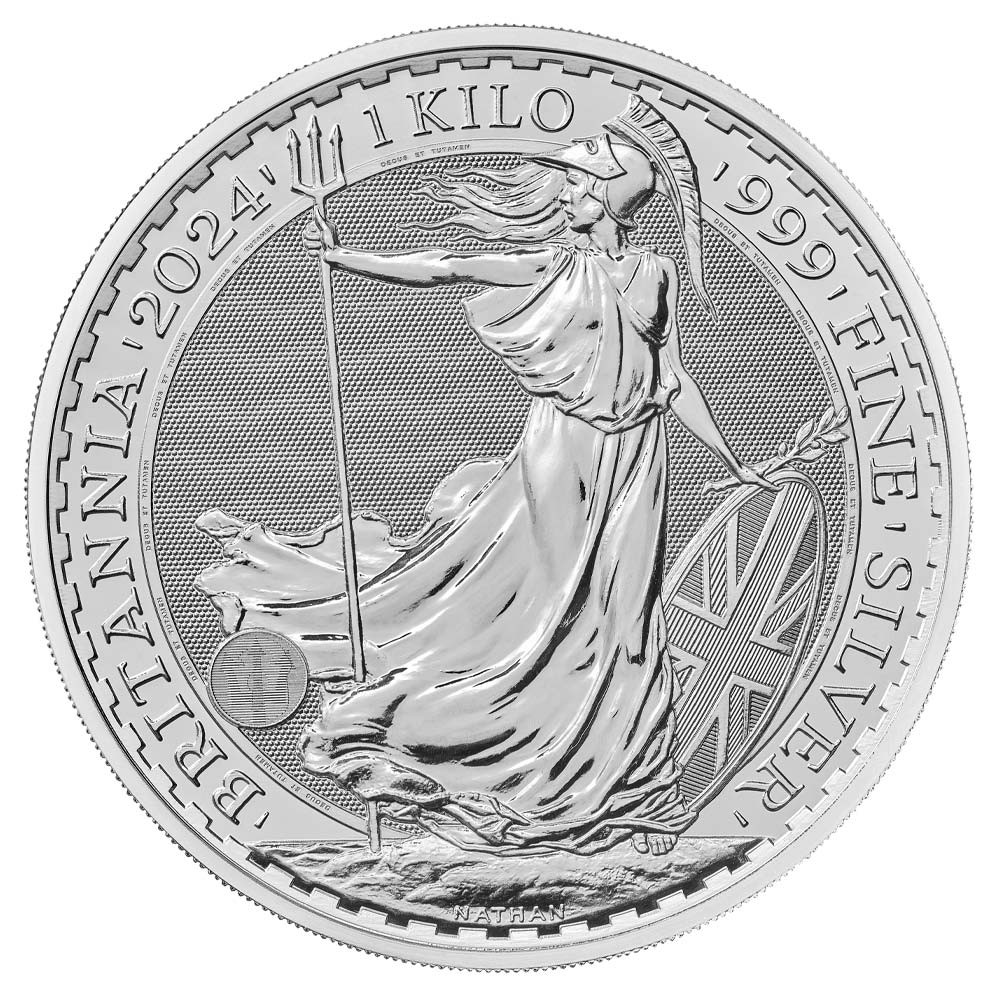 2024 1kg Silver Britannia Coin | The Royal Mint