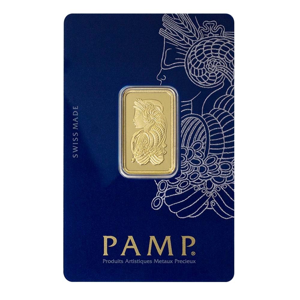 Lady Fortuna 10g Pure Gold Bar with Frame | PAMP Suisse