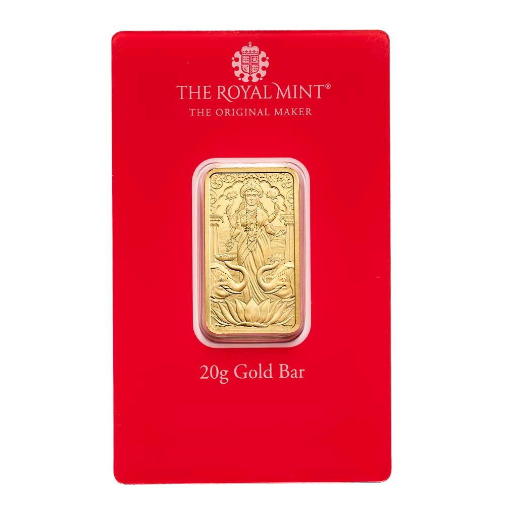 20g Lakshmi Gold Minted Bar | The Royal Mint