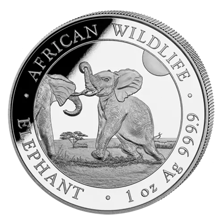 2024 1oz Silver Elephant Coin (Somalia)