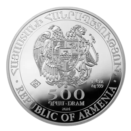 2024 1oz Armenian Noah's Ark Silver Coin