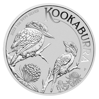 2023 1oz Silver Kookaburra x 100 Coins in Box | The Perth Mint