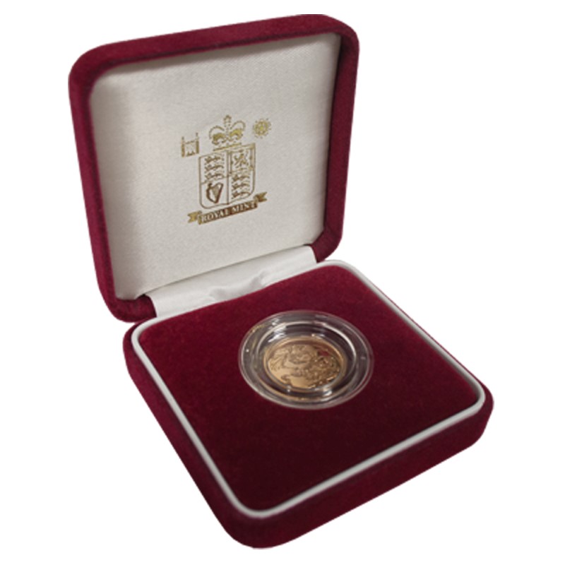 Gold Half Proof Sovereign (Boxed)