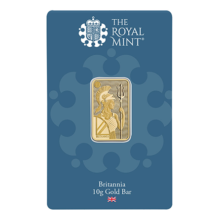 10g Britannia Gold Bar (New Design) | The Royal Mint