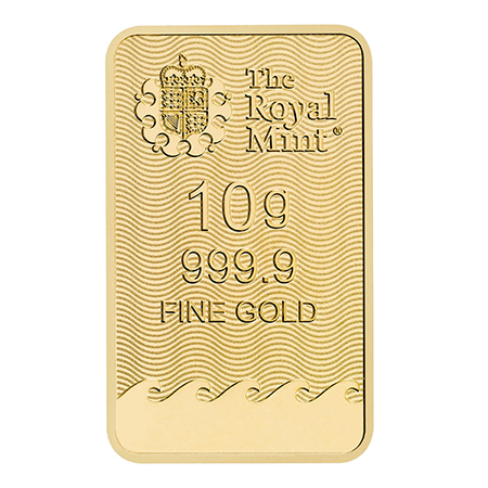 10g Britannia Gold Bar (New Design) | The Royal Mint