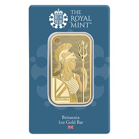 1oz Britannia Gold Bar (New Design) | The Royal Mint