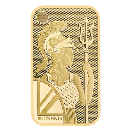 1oz Britannia Gold Bar (New Design) | The Royal Mint