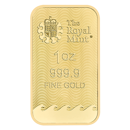 1oz Britannia Gold Bar (New Design) | The Royal Mint