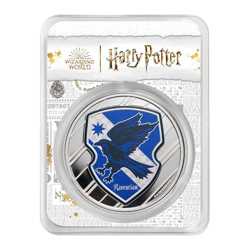 1oz Ravenclaw House Silver Round I Harry Potter I PAMP