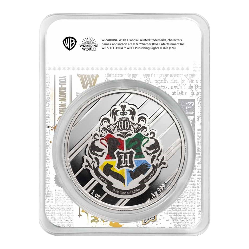 1oz Ravenclaw House Silver Round I Harry Potter I PAMP