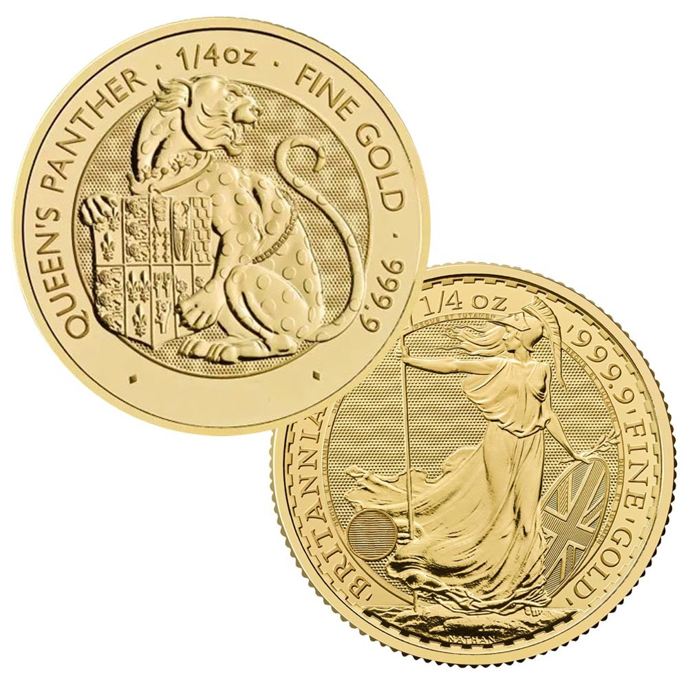 Best Value 1/4oz Gold Coin I CGT Free | Mixed Years | The Royal Mint