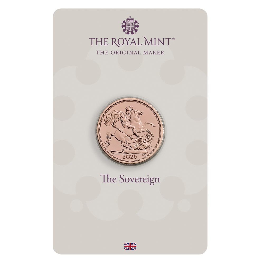2025 Gold Full Sovereign Coin in Blister | The Royal Mint 