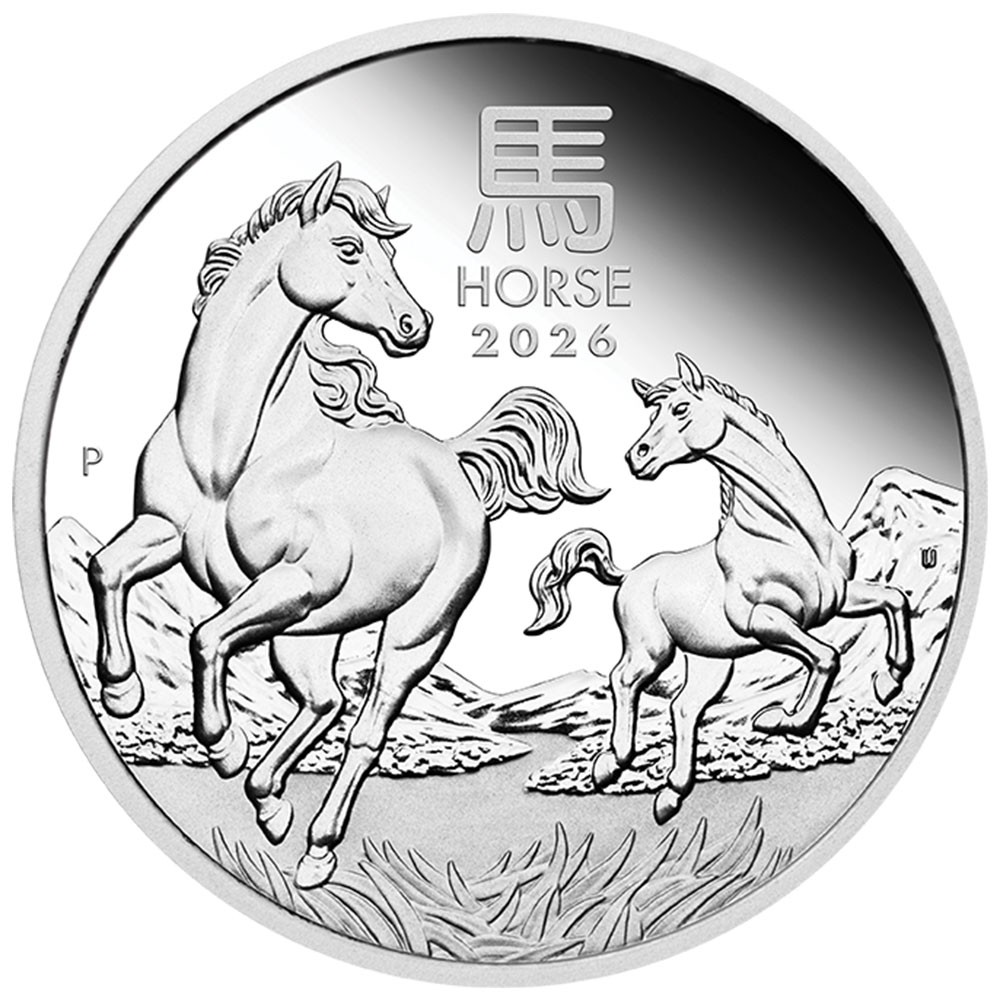 2026 1oz Year of the Horse Silver Coin I Australian Lunar Series III I The Perth Mint