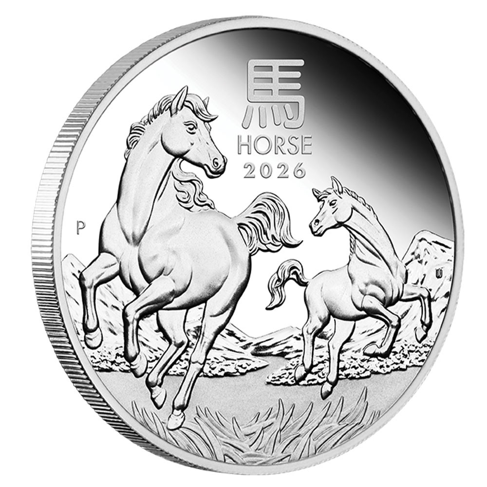 2026 1oz Year of the Horse Silver Coin I Australian Lunar Series III I The Perth Mint