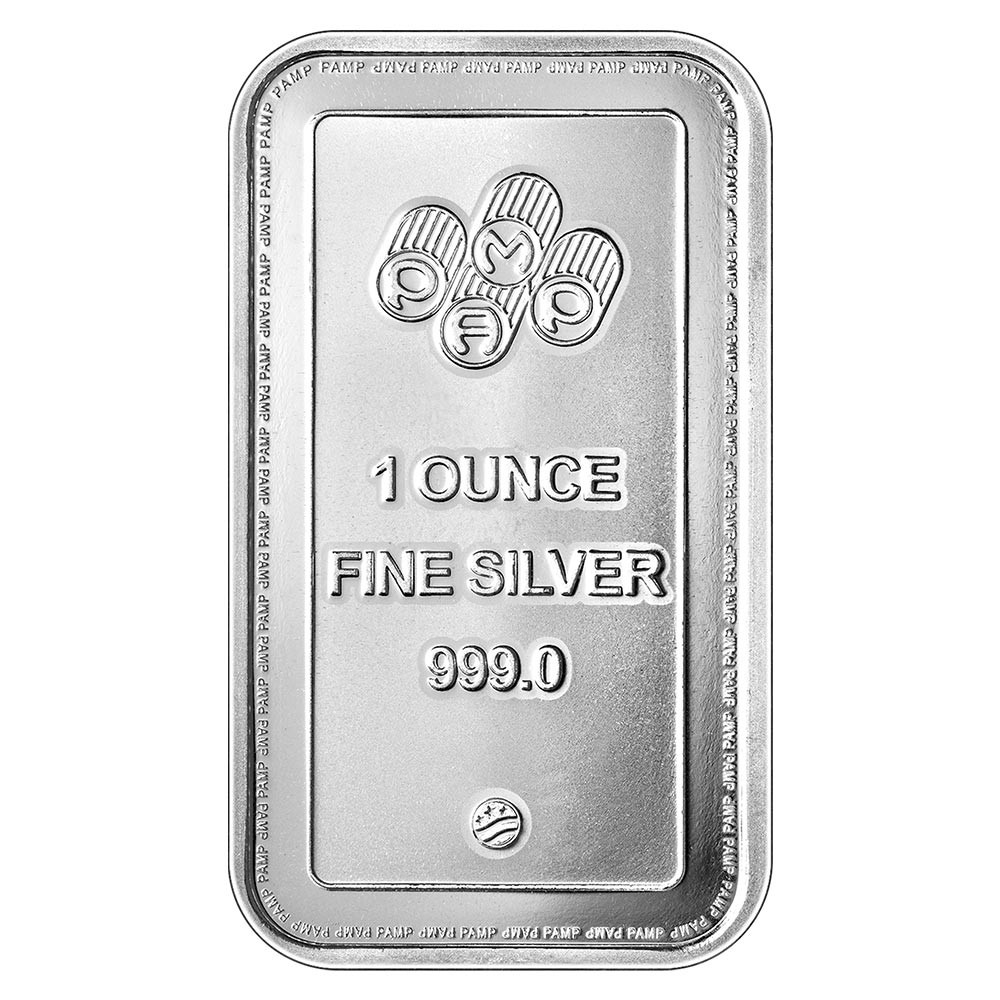  20 x 1oz Silver Minted Bars in a Tube | PAMP Suisse