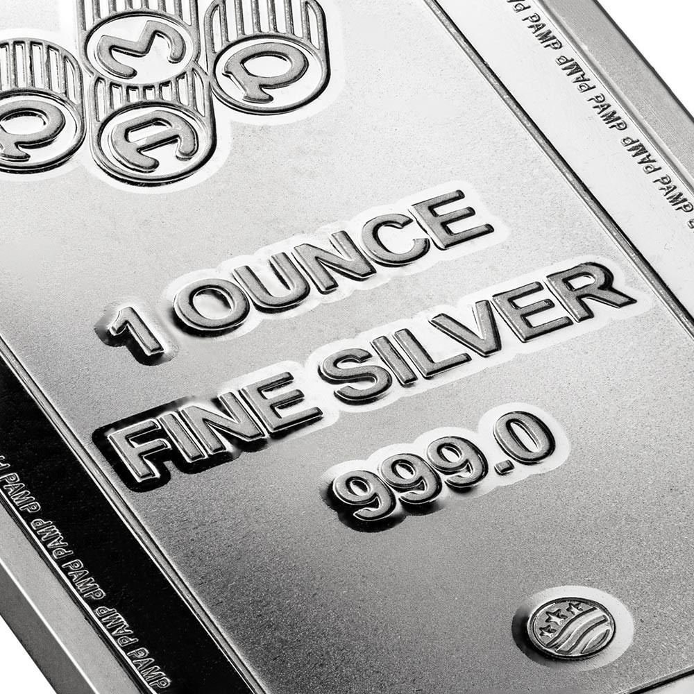  20 x 1oz Silver Minted Bars in a Tube | PAMP Suisse