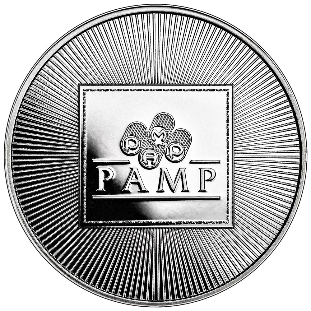 20 x 1oz Silver Minted Rounds in a Tube | PAMP Suisse