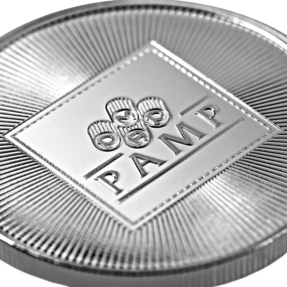 20 x 1oz Silver Minted Rounds in a Tube | PAMP Suisse