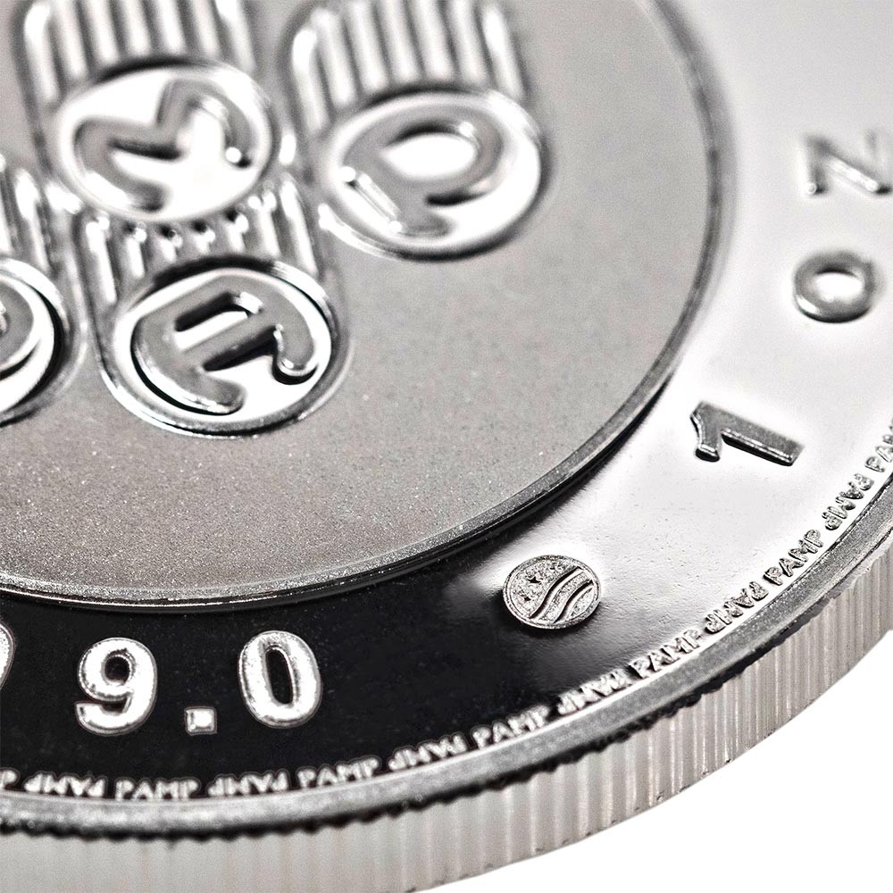 20 x 1oz Silver Minted Rounds in a Tube | PAMP Suisse