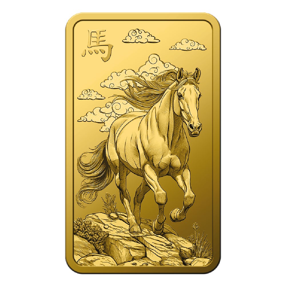 2026 1oz Year of the Horse Gold Bar | Lunar Legend Series I PAMP Suisse