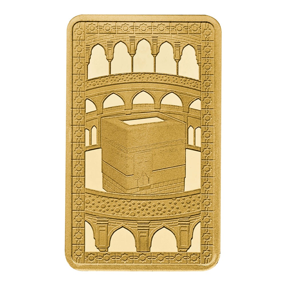 1g Kaaba Gold Bullion Bar | The Royal Mint