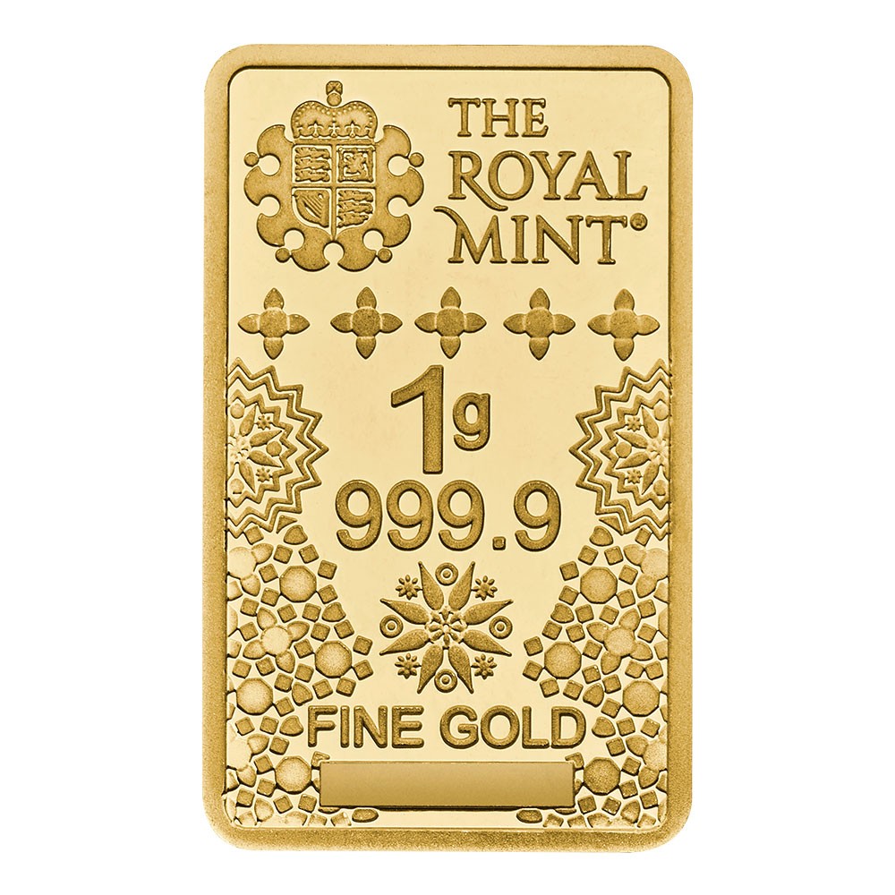 1g Kaaba Gold Bullion Bar | The Royal Mint