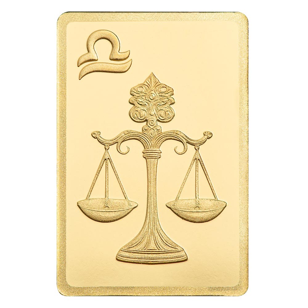 0.5g Zodiac Libra Gold Bar | PAMP Suisse