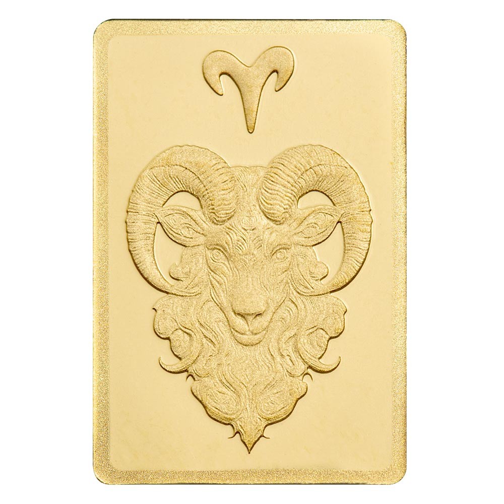 0.5g Zodiac Aries Gold Bar | PAMP Suisse