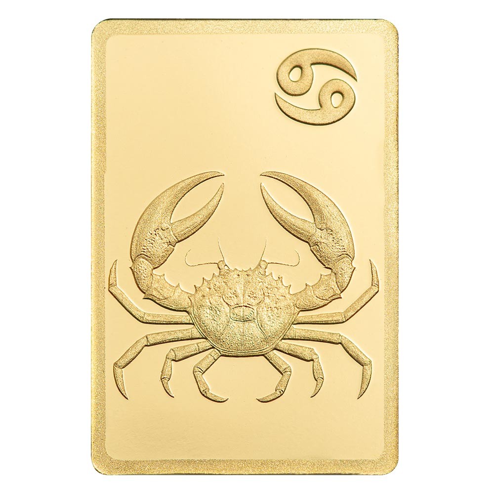 0.5g Zodiac Cancer Gold Bar | PAMP Suisse 