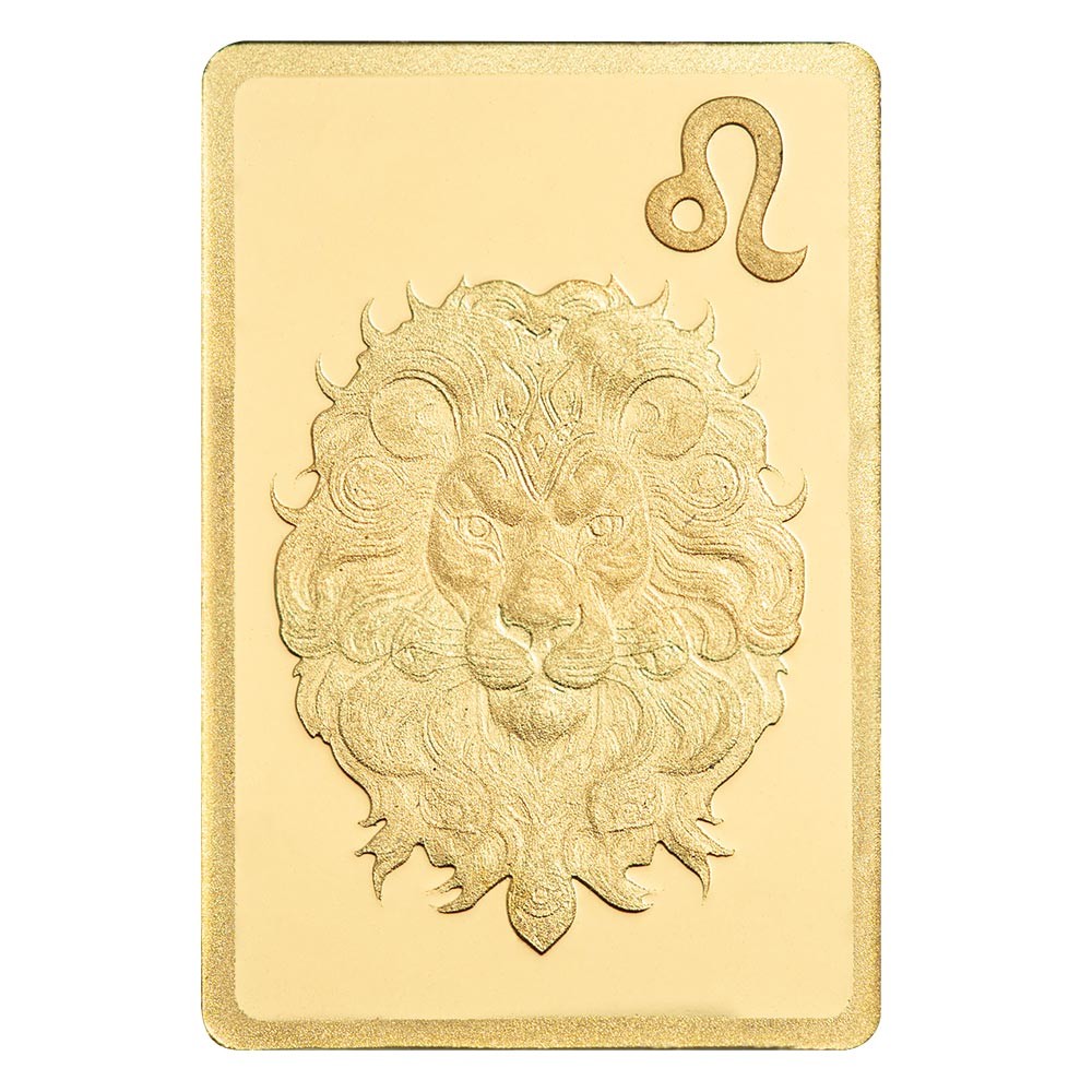 0.5g Zodiac Leo Gold Bar | PAMP Suisse 