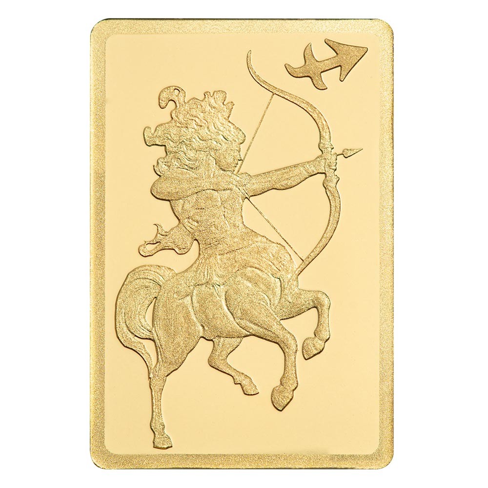 0.5g Zodiac Sagittarius Gold Bar | PAMP Suisse 