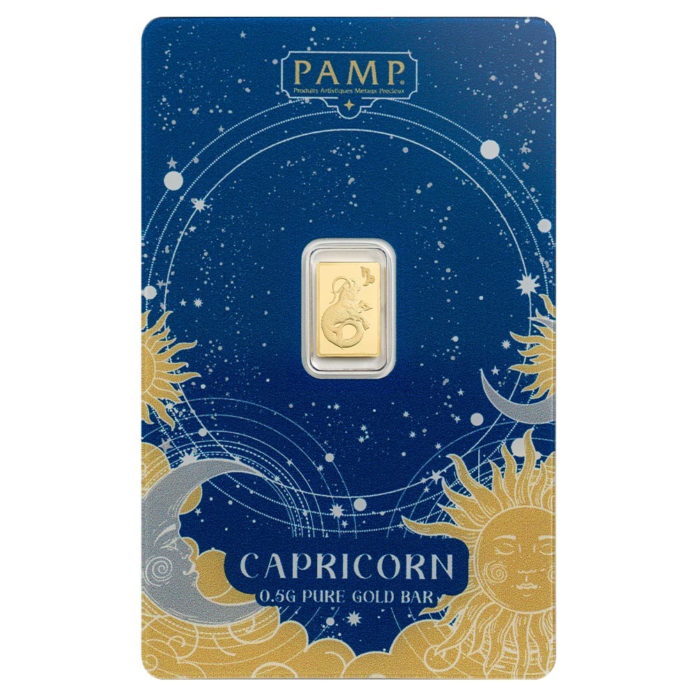 0.5g Zodiac Capricorn Gold Bar | PAMP Suisse