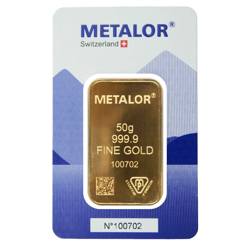 50g Gold Bar | Metalor