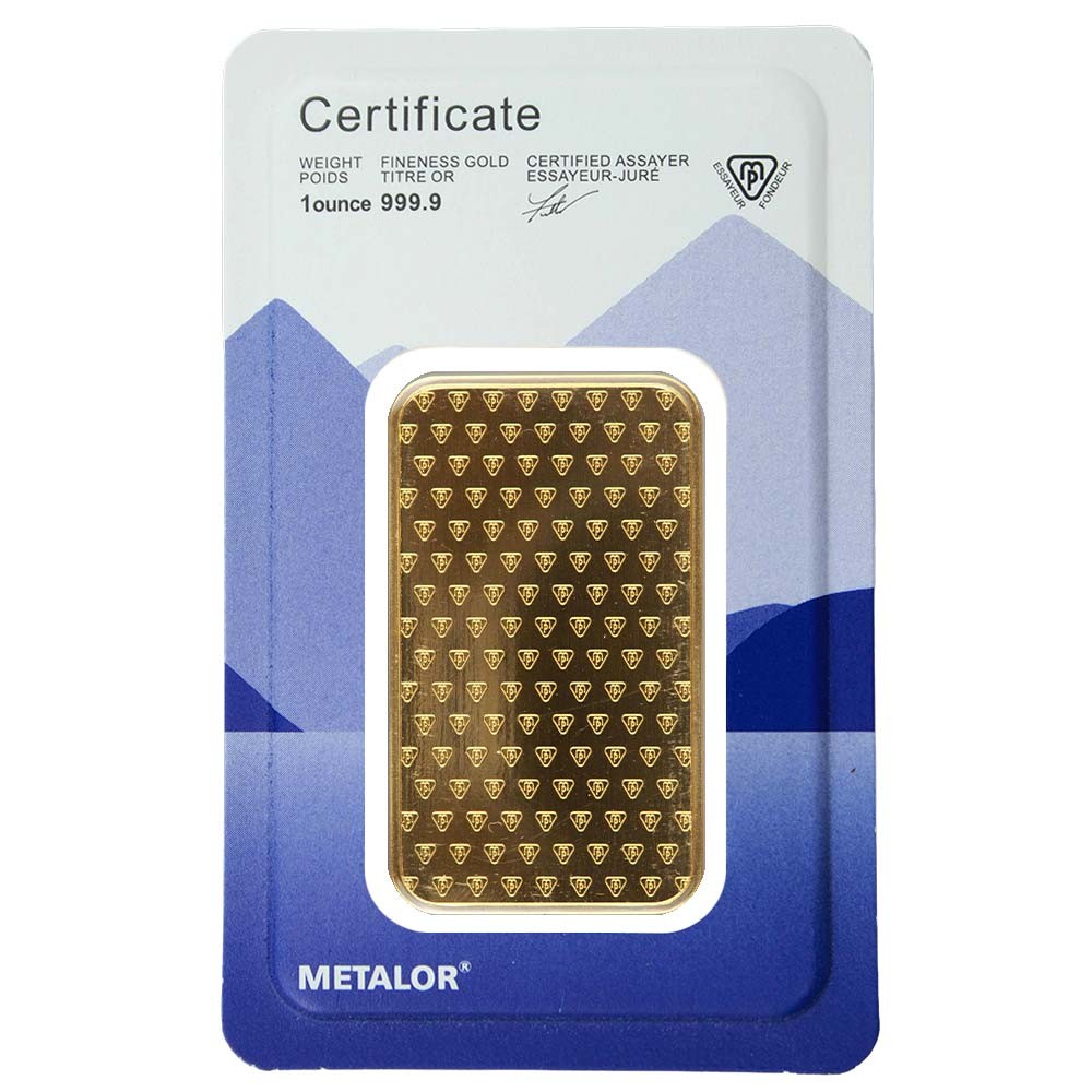 1oz Gold Bar | Metalor