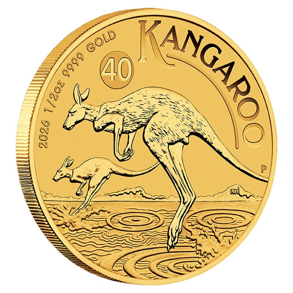2026 1/2oz Gold Kangaroo Coin | Perth Mint 