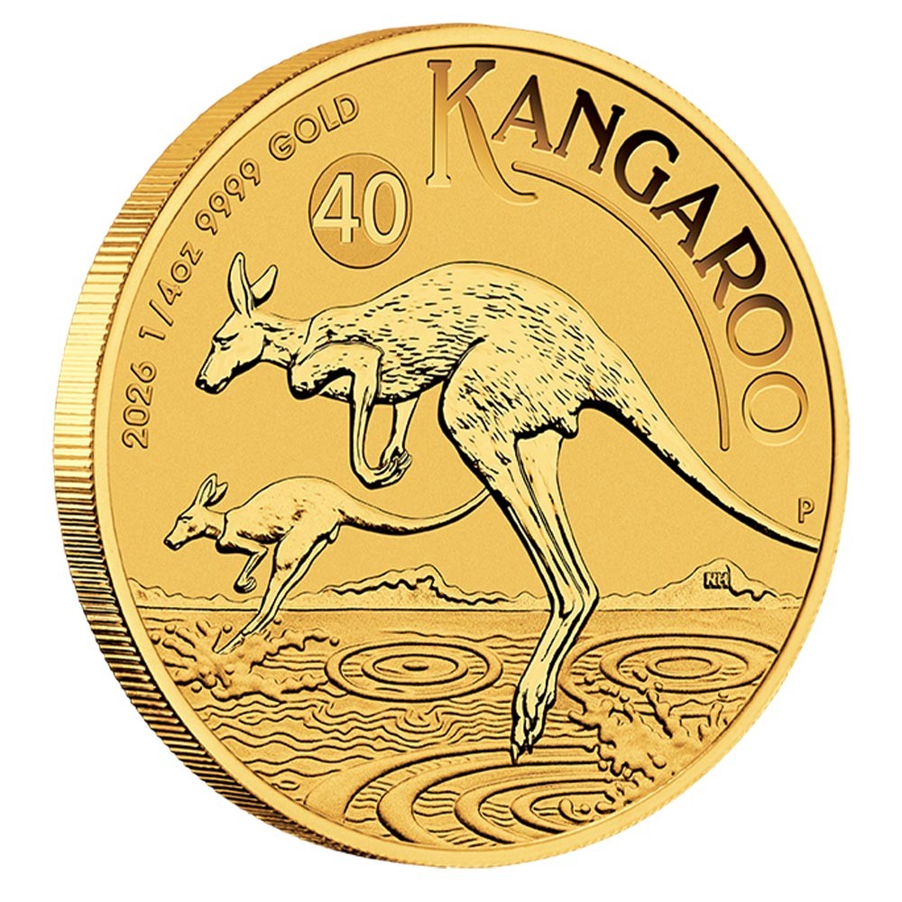 2026 1/4oz Gold Kangaroo Coin | Perth Mint