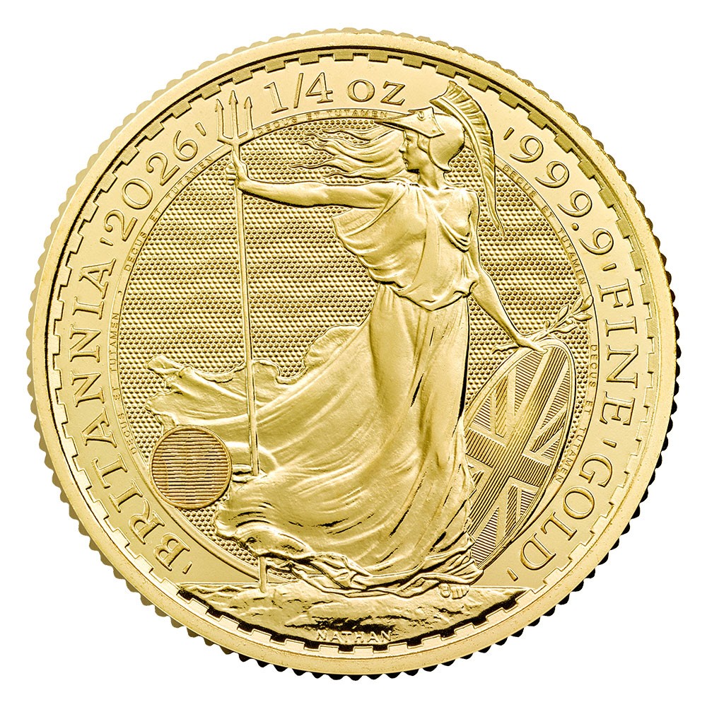2026 1/4oz Gold Britannia Coin | The Royal Mint