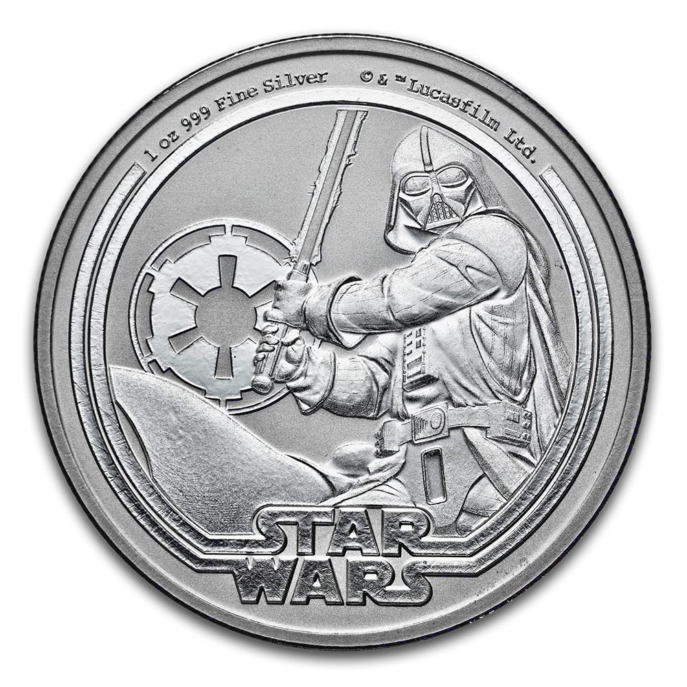 2026 1oz Darth Vader Silver Coin | Star Wars Collection | New Zealand Mint