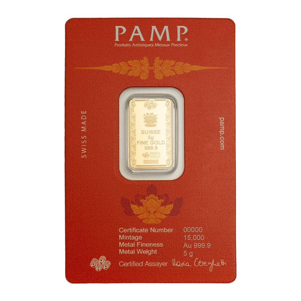 5g Buddha Gold Bar | PAMP Suisse 