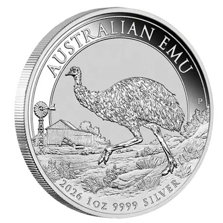 2026 1oz Silver Emu Coin I The Perth Mint