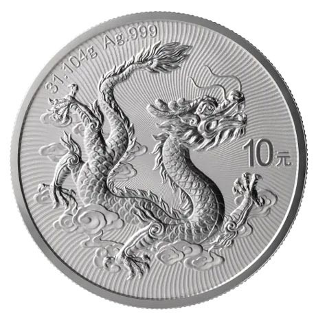 2026 1oz Chinese Dragon Silver Coin | China Mint