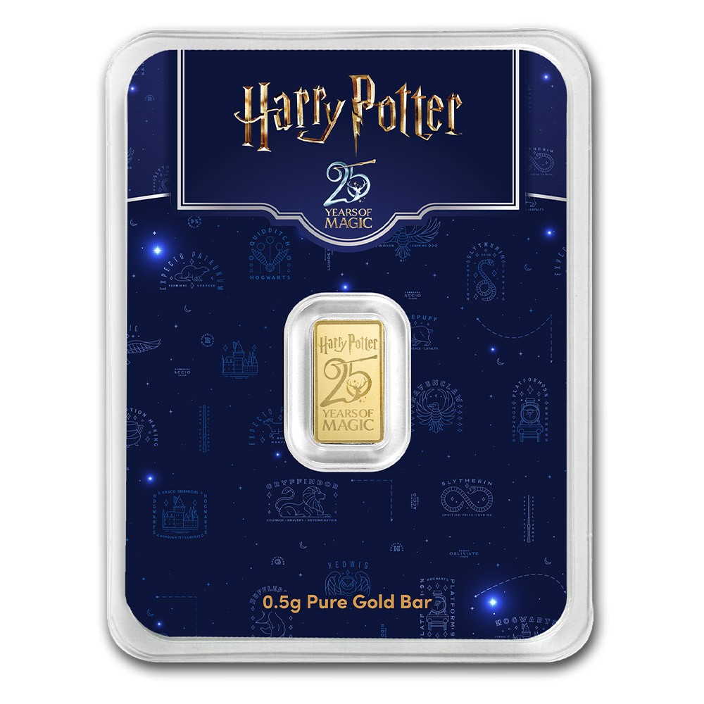 0.5g Harry Potter 25th Anniversary Gold Bar | PAMP Suisse 