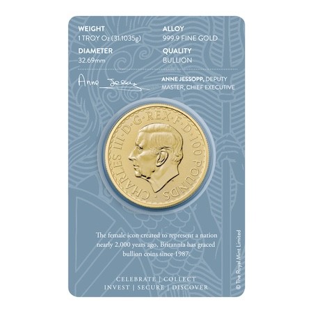 2026 1oz Gold Britannia Coin in Blister | The Royal Mint 