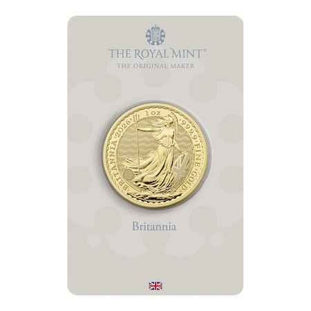 2026 1oz Gold Britannia Coin in Blister | The Royal Mint 