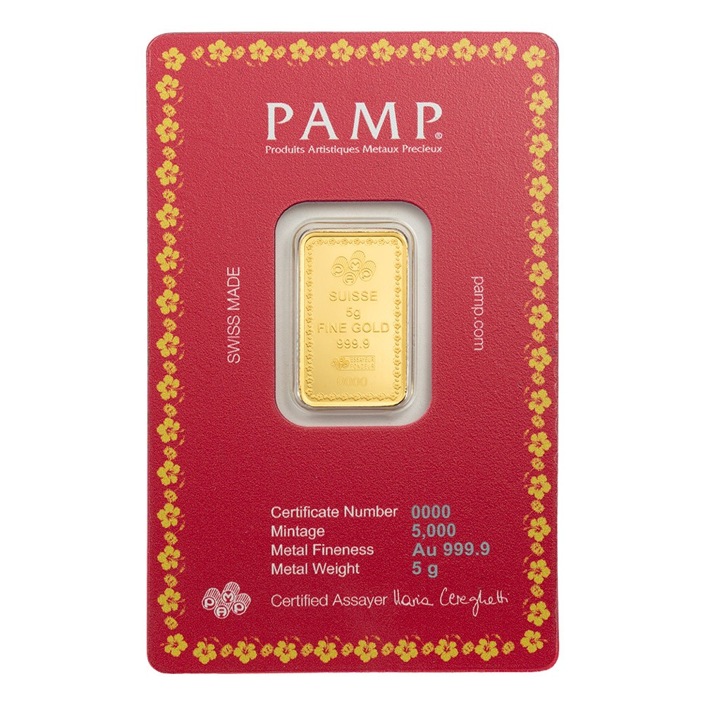 2026 5g Lakshmi and the Sacred Cow Bar I PAMP Suisse